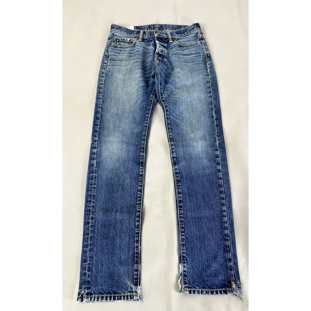Vintage Abercrombie & Fitch Jeans Men's 29x32 Blue Skinny Button Fly Y2K